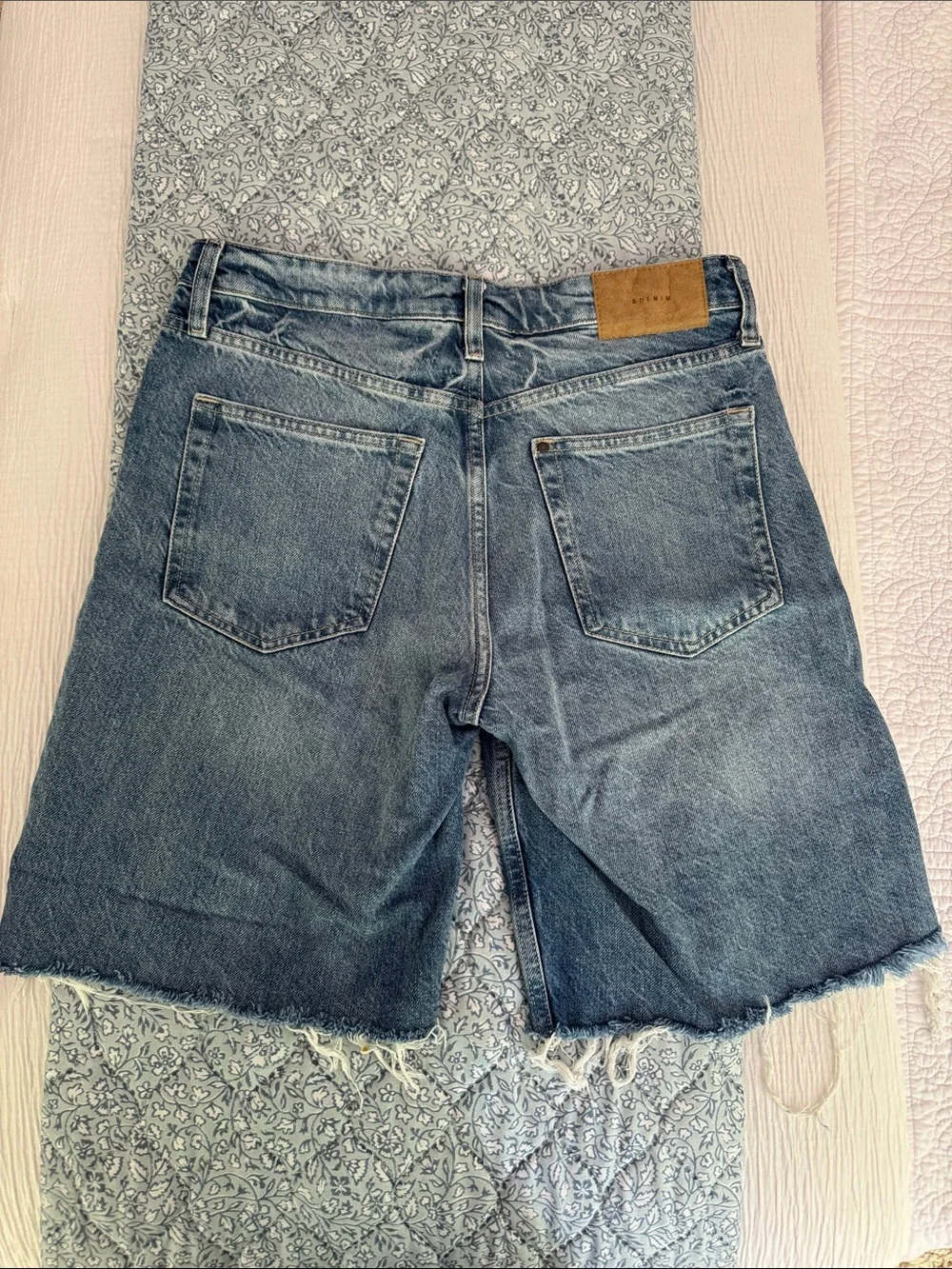 H&M Baggy Bermuda Shorts Denim